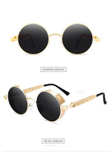 Load image into Gallery viewer, Round Metal Sunglasses Steampunk Ultra low price Men Women Glasses Brand Designer Retro Vintage Sunglasses UV400