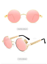 Load image into Gallery viewer, Round Metal Sunglasses Steampunk Ultra low price Men Women Glasses Brand Designer Retro Vintage Sunglasses UV400