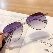 Load image into Gallery viewer, Chic 90s Pink Pilot Women Sunglasses  2023 Australia Designer Men Round Sun Glasses Ladies Driving Shades Summer UV400