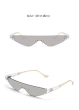 Load image into Gallery viewer, Chic Cat Eye Sunglasses Men Women Rimless Sun Glasses Ins Cool 2023 Eyegasses Glasses Clear Brand Italy Designer