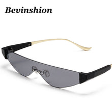 Load image into Gallery viewer, Chic Cat Eye Sunglasses Men Women Rimless Sun Glasses Ins Cool 2023 Eyegasses Glasses Clear Brand Italy Designer