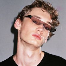 Load image into Gallery viewer, Chic Cat Eye Sunglasses Men Women Rimless Sun Glasses Ins Cool 2023 Eyegasses Glasses Clear Brand Italy Designer