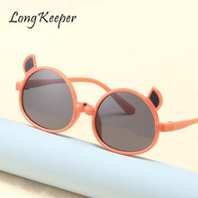 Load image into Gallery viewer, Children Boys Girls Cute Round Sunglasses Cartoon Ear Shape  Sun Glasses Kids Vintage Sunglasses Baby Eyewear UV400 Protection
