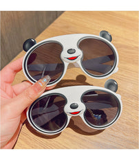 Load image into Gallery viewer, Children Cute Cartoon Panda Personality Street Shooting Sunglasses Boys Girls Outdoor Sunscreen UV400 Sunglasses Kids Sunglasses