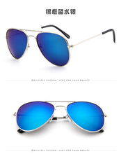 Load image into Gallery viewer, Children Goggle Girls Alloy Sunglasses Hot Fashion  Boys Girls Baby Child Classic Retro Cute Sun Glasses