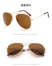 Load image into Gallery viewer, Children Goggle Girls Alloy Sunglasses Hot Fashion  Boys Girls Baby Child Classic Retro Cute Sun Glasses