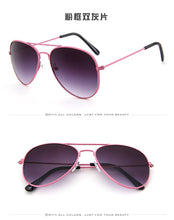 Load image into Gallery viewer, Children Goggle Girls Alloy Sunglasses Hot Fashion  Boys Girls Baby Child Classic Retro Cute Sun Glasses