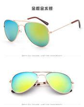 Load image into Gallery viewer, Children Goggle Girls Alloy Sunglasses Hot Fashion  Boys Girls Baby Child Classic Retro Cute Sun Glasses
