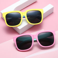 Load image into Gallery viewer, Children Polarized Sunglasses Boys Girls Square Sun Glasses Gift For Kids UV400 Eyewear