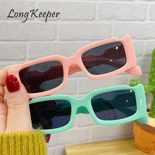 Load image into Gallery viewer, Children Sunglasses Vintage Small Rectangle Kids Boys Girls Square Frame Gift Sun Glasses Children Baby Oculos De Sol Uv400 Pink