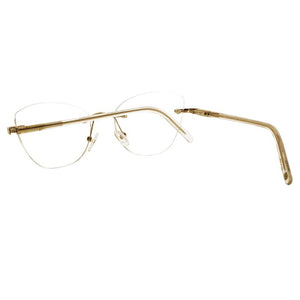 China factory handmade rimless eyeglasses frames women men reading optical frame with acetate temple