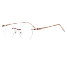 Load image into Gallery viewer, China factory handmade rimless eyeglasses frames women men reading optical frame with acetate temple