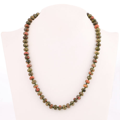 Collana corta in vermiculite con ciondolo etnico all'ingrosso di gioielli in stile cinese, collana lunga a catena lunga retrò intrecciata a mano da donna 