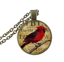 Carica l&#39;immagine nel visualizzatore di Gallery, Chinese necklace peace symb letter jewelry ping word calligraphy art cabochon pendant quote necklace with siilver long chain