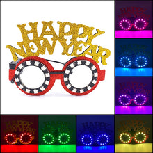 Load image into Gallery viewer, Christmas Led Glasses Festive Children Gift Glow Santa Party Supplies Luminous Neon Glasses For Xmas Year Decoration