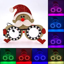 Load image into Gallery viewer, Christmas Led Glasses Festive Children Gift Glow Santa Party Supplies Luminous Neon Glasses For Xmas Year Decoration