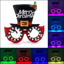 Load image into Gallery viewer, Christmas Led Glasses Festive Children Gift Glow Santa Party Supplies Luminous Neon Glasses For Xmas Year Decoration