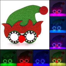 Load image into Gallery viewer, Christmas Led Glasses Festive Children Gift Glow Santa Party Supplies Luminous Neon Glasses For Xmas Year Decoration