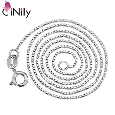Authentic. Solid 925 Sterling Silver New Unique Chain Necklace Wholesale for Women Jewelry Necklace 16-18 SL003-04