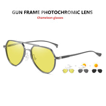 Carica l&#39;immagine nel visualizzatore di Gallery, Claasic Design Fotocromatici Occhiali da sole per uomo Occhiali da sole polarizzati Donna Chameleon Occhiali da guida UV400 lentes de sol hombre 