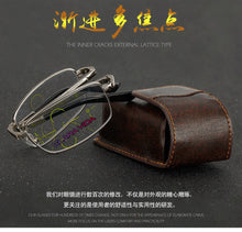 Load image into Gallery viewer, = Clara Vida For Intelligence Progressive Multifocal Folding Reading Glasses Bifocal See Near Far Ultra Light +1 +1.5 +2 To +4