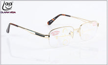 Load image into Gallery viewer, = Clara Vida Progressive Multifocal Reading Glasses Mens See Near Far Ultra Light Alloy For Intelligence Add +1 +1.5 +2 To +4