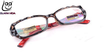 Load image into Gallery viewer, = Clara Vida = Unique Design Handmade Eyeglasses Red Temple Leopard Women Reading Glasses With Case  +1 +1.5 +2 +2.5 +3 +3.5 +4