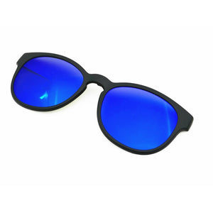 Classic 001 ULTEM wayframe shape optical glasses frame with magnetic clip on polarized sunglasses lenses handy 2 in 1 eyewear