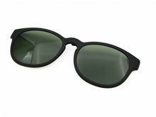 Load image into Gallery viewer, Classic 001 ULTEM wayframe shape optical glasses frame with magnetic clip on polarized sunglasses lenses handy 2 in 1 eyewear