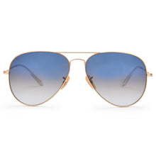 Load image into Gallery viewer, Classic 3025 pilot sunglasses men women  58mm and 62mm crystal glass mirror lens brown gradient sunglass UV400 protection