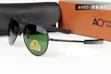 Carica l'immagine nel visualizzatore di Gallery, Classic AO Aviation Sunglasses Men with Original box women American Optical driving Sun Glasses shades oculos de sol masculino