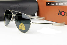 Carica l'immagine nel visualizzatore di Gallery, Classic AO Aviation Sunglasses Men with Original box women American Optical driving Sun Glasses shades oculos de sol masculino