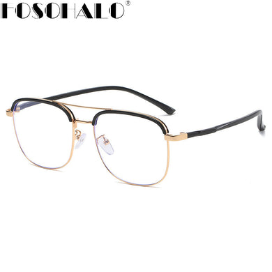 Classic Anti-blue Light Computer Eye Glasses Frames for Men Vintage Square Glasses Frame Women 2023 Pilot Optical Frames Shades