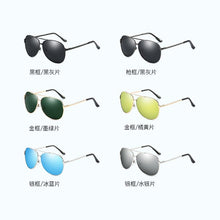 Load image into Gallery viewer, Classic Aviation Sunglasses Men Polarized UV400 Protection Metal Frame Pilot Driving Fishing Sun Glasses Brand Male Shades