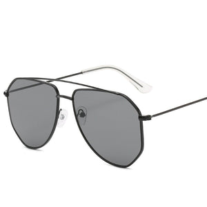 Classic Aviation Sunglasses Women Men Pilot Driving Metal Frame Sun Glasses Male UV400 pink Gafas De Sol For Men Gradient Purple