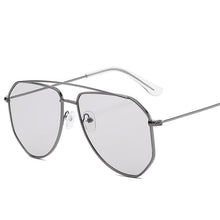 Load image into Gallery viewer, Classic Aviation Sunglasses Women Men Pilot Driving Metal Frame Sun Glasses Male UV400 pink Gafas De Sol For Men Gradient Purple