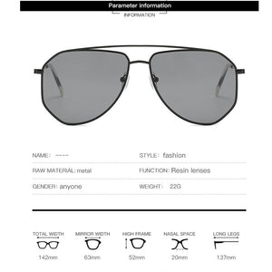 Classic Aviation Sunglasses Women Men Pilot Driving Metal Frame Sun Glasses Male UV400 pink Gafas De Sol For Men Gradient Purple