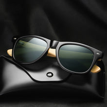 Load image into Gallery viewer, Classic Bamboo Wood Polarized Sunglasses Brand Design Men Women Coating Mirror Sun Glasses Retro Glasses UV400 Shades