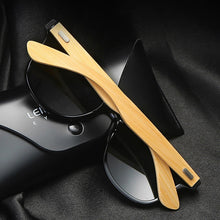 Load image into Gallery viewer, Classic Bamboo Wood Polarized Sunglasses Brand Design Men Women Coating Mirror Sun Glasses Retro Glasses UV400 Shades