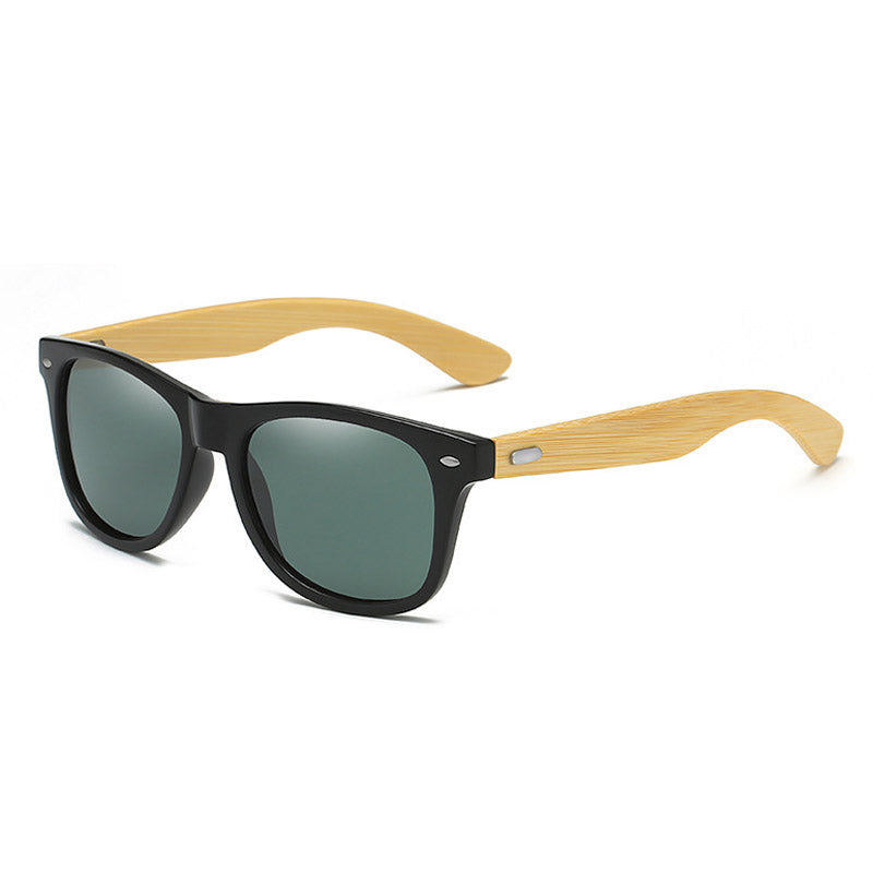 Classic Bamboo Wood Sunglasses Brand Design Men Women Coating Mirror Sun Glasses Sunglass Retro Glasses UV400 Shades