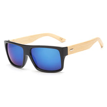 Load image into Gallery viewer, Classic Bamboo Wood Sunglasses Brand Design Men Women Coating Mirror Sun Glasses Retro Glasses UV400 Shades Gafas De Sol