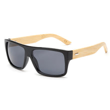 Load image into Gallery viewer, Classic Bamboo Wood Sunglasses Brand Design Men Women Coating Mirror Sun Glasses Retro Glasses UV400 Shades Gafas De Sol