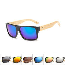 Load image into Gallery viewer, Classic Bamboo Wood Sunglasses Brand Design Men Women Coating Mirror Sun Glasses Retro Glasses UV400 Shades Gafas De Sol