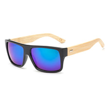 Load image into Gallery viewer, Classic Bamboo Wood Sunglasses Brand Design Men Women Coating Mirror Sun Glasses Retro Glasses UV400 Shades Gafas De Sol