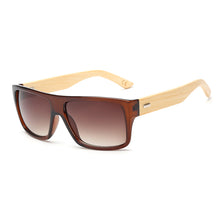 Load image into Gallery viewer, Classic Bamboo Wood Sunglasses Brand Design Men Women Coating Mirror Sun Glasses Retro Glasses UV400 Shades Gafas De Sol