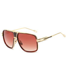 Load image into Gallery viewer, Classic Big Frame Sunglasses Men Brand Designer Metal Sun Glasses Women Retro Square Goggles Vintage UV400 Gafas Oculos De Sol