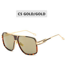Load image into Gallery viewer, Classic Big Frame Sunglasses Men Brand Designer Metal Sun Glasses Women Retro Square Goggles Vintage UV400 Gafas Oculos De Sol