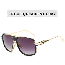 Load image into Gallery viewer, Classic Big Frame Sunglasses Men Brand Designer Metal Sun Glasses Women Retro Square Goggles Vintage UV400 Gafas Oculos De Sol