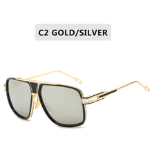 Load image into Gallery viewer, Classic Big Frame Sunglasses Men Brand Designer Metal Sun Glasses Women Retro Square Goggles Vintage UV400 Gafas Oculos De Sol