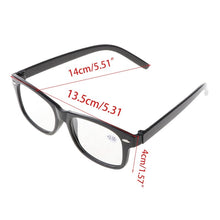 Load image into Gallery viewer, Classic Black Frame Retro Style spring Reading Glasses Readers +1.0 - 4.0 P9JA